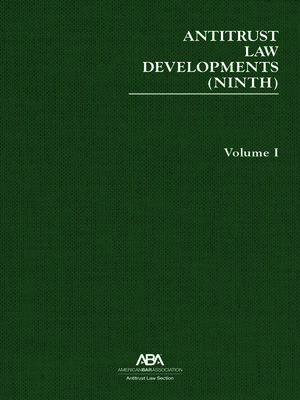 cover image of Antitrust Law Developments